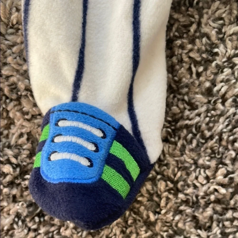 NWT Child of Mine Penguin and Sports Themed Fleece Footies